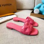 Louis Vuitton LV Women Revival Flat Mule Pink Monogram-Embossed Lambskin – Bild 2