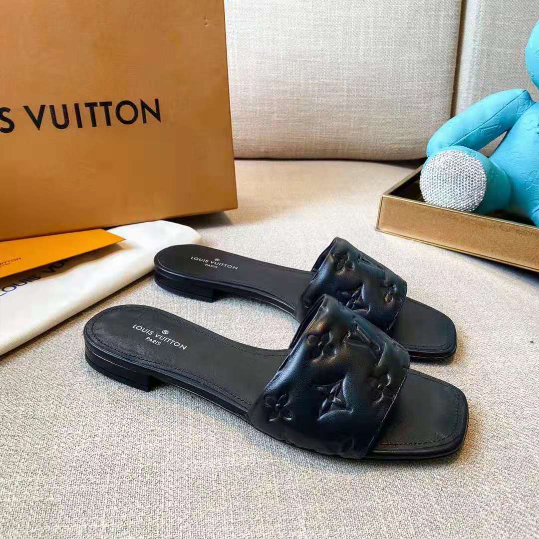 Louis Vuitton® Revival Flat Mule Orange. Size 39.0 in 2023