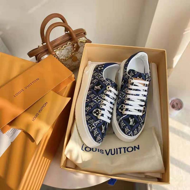 LOUIS VUITTON Trainers Time Out Louis Vuitton Polyester For Female