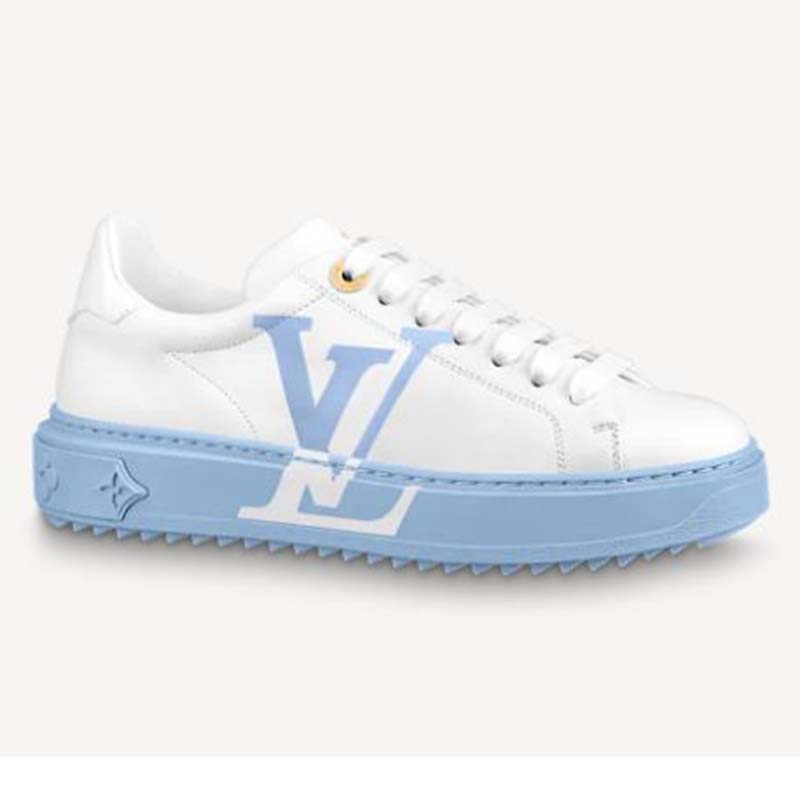 Time out trainers Louis Vuitton Blue size 34.5 EU in Plastic - 34344240