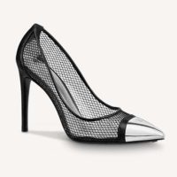 Louis Vuitton LV Women's Urban Twist Pump Mesh PVC Calf Leather 10.5 cm Heel