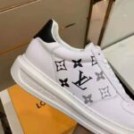 Louis Vuitton Men Beverly Hills Sneaker Monogram-Lasered Grained Calf Leather Epi Calf Leather – Image 9
