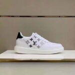 Louis Vuitton Men Beverly Hills Sneaker Monogram-Lasered Grained Calf Leather Epi Calf Leather – Image 2
