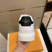 Louis Vuitton Men Beverly Hills Sneaker Monogram-Lasered Grained Calf Leather Epi Calf Leather