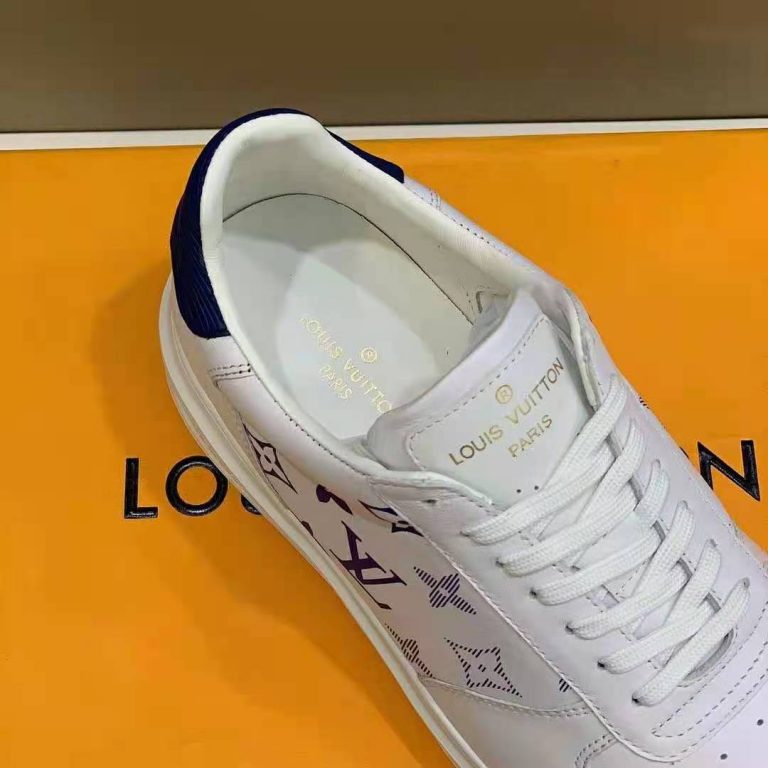 Louis Vuitton Men Beverly Hills Sneaker Monogram-Lasered Grained Epi ...