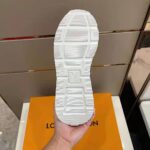 Louis Vuitton Men Run Away Sneaker Suede Calf Leather and Monogram Canvas - Image 12