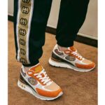 Louis Vuitton Men Run Away Sneaker Suede Calf Leather and Monogram Canvas - Image 8