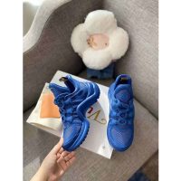 Louis Vuitton Unisex LV Archlight Sneaker Mix Materials LV Circle Monogram Canvas Blue