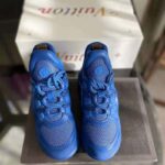 Louis Vuitton Unisex LV Archlight Sneaker Mix Materials LV Circle Monogram Canvas Blue - immagine 5