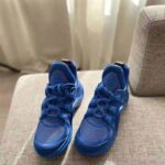 Louis Vuitton Unisex LV Archlight Sneaker Mix Materials LV Circle Monogram Canvas Blue - immagine 8
