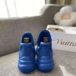 Louis Vuitton Unisex LV Archlight Sneaker Mix Materials LV Circle Monogram Canvas Blue - immagine 6