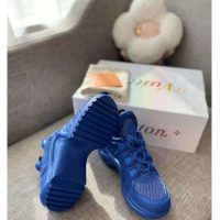 Louis Vuitton Unisex LV Archlight Sneaker Mix Materials LV Circle Monogram Canvas Blue