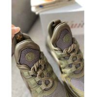 Louis Vuitton Unisex LV Archlight Sneaker Mix Materials LV Circle Monogram Canvas Green