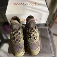 Louis Vuitton Unisex LV Archlight Sneaker Mix Materials LV Circle Monogram Canvas Green