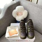 Louis Vuitton Unisex LV Archlight Sneaker Mix Materials LV Circle Monogram Canvas Green - Image 3