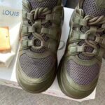 Louis Vuitton Unisex LV Archlight Sneaker Mix Materials LV Circle Monogram Canvas Green - Image 7