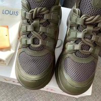 Louis Vuitton Unisex LV Archlight Sneaker Mix Materials LV Circle Monogram Canvas Green