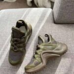 Louis Vuitton Unisex LV Archlight Sneaker Mix Materials LV Circle Monogram Canvas Green - Image 2