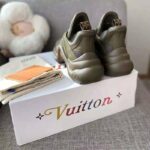 Louis Vuitton Unisex LV Archlight Sneaker Mix Materials LV Circle Monogram Canvas Green - Image 4