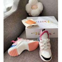 Louis Vuitton Women LV Archlight Sneaker Mix of Materials LV Circle Monogram Canvas