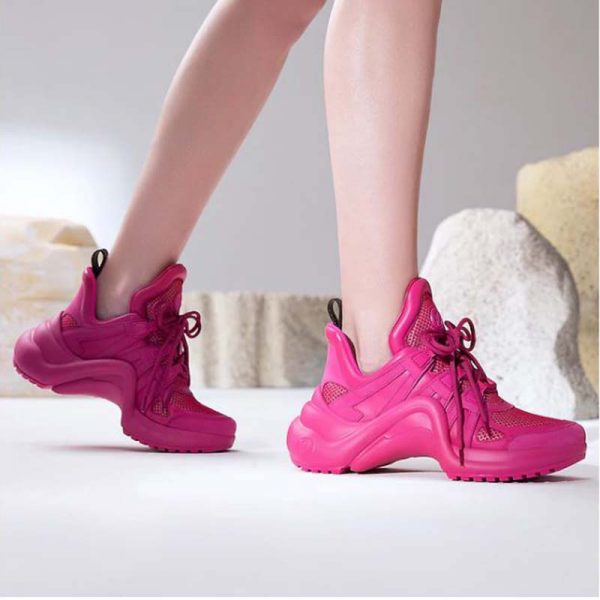 lv archlight sneaker rose