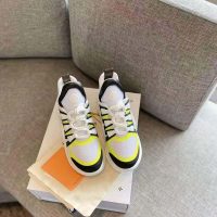 Louis Vuitton Women LV Archlight Sneaker Technical Fabric Monogram Canvas Yellow