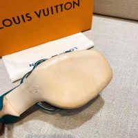Louis Vuitton Women Revival Mule Calf Leather and Nano Monogram Canvas