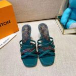 Louis Vuitton Women Revival Mule Calf Leather and Nano Monogram Canvas - immagine 4