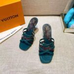 Louis Vuitton Women Revival Mule Calf Leather and Nano Monogram Canvas - immagine 5