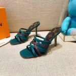 Louis Vuitton Women Revival Mule Calf Leather and Nano Monogram Canvas - immagine 6