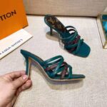 Louis Vuitton Women Revival Mule Calf Leather and Nano Monogram Canvas - immagine 9