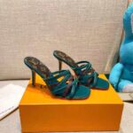 Louis Vuitton Women Revival Mule Calf Leather and Nano Monogram Canvas - immagine 2