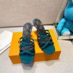 Louis Vuitton Women Revival Mule Calf Leather and Nano Monogram Canvas - immagine 3