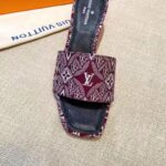 Louis Vuitton Women Since 1854 Lock It Flat Bordeaux Red Jacquard Textile - immagine 4