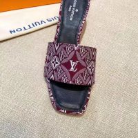 Louis Vuitton Women Since 1854 Lock It Flat Bordeaux Red Jacquard Textile