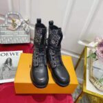 Louis Vuitton Women Since 1854 Metropolis Flat Ranger Jacquard Textile Calf Leather - immagine 4