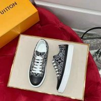 Louis Vuitton Women Since 1854 Stellar Sneaker Jacquard Textile Calf Leather Black