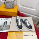 Louis Vuitton Women Since 1854 Stellar Sneaker Jacquard Textile Calf Leather Black – Image 5
