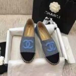 Chanel Women Espadrilles Denim Blue & Black – Image 6