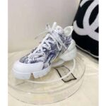 Dior Women D-Connect Sneaker Dior Zodiac Printed Technical Fabric - Image 5