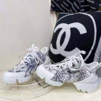 Dior Women D-Connect Sneaker Dior Zodiac Printed Technical Fabric