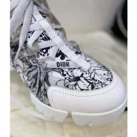 Dior Women D-Connect Sneaker Dior Zodiac Printed Technical Fabric