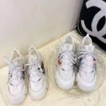 Dior Women D-Connect Sneaker White I Love Paris Technical Fabric – Image 4