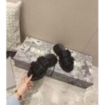 Dior Women D-Wander Slide Black Technical Fabric with Camouflage Print - Image 7