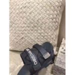 Dior Women D-Wander Slide Dark Blue Camouflage Technical Fabric – Image 5