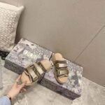 Dior Women D-Wander Slide Nude Camouflage Technical Fabric – Image 7