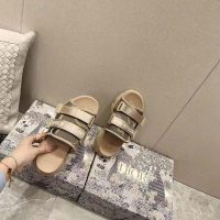 Dior Women D-Wander Slide Nude Camouflage Technical Fabric