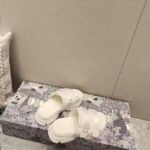 Dior Women D-Wander Slide White Camouflage Technical Fabric - Image 4