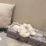 Dior Women D-Wander Slide White Camouflage Technical Fabric - Image 2