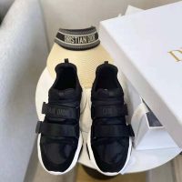 Dior Women D-Wander Sneaker Uber Black Dior Oblique Technical Fabric